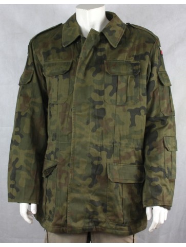 Genuine Surplus Polish Leaf Camo Parka Lined Quilted Warm Winter