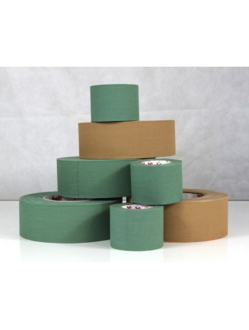 Genuine Surplus Self Adhesive Fabric Tape Scapa Tape Green Tan Large Small Roll