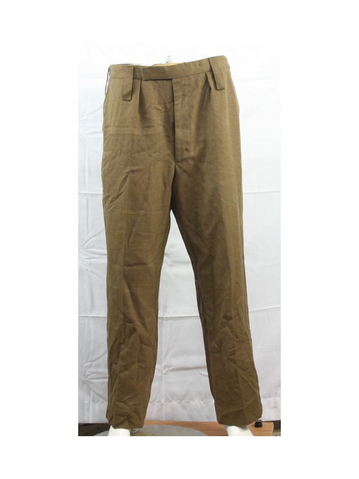 Genuine Surplus British Army Barrack Dress Trousers Tan Smart Uniform Formal