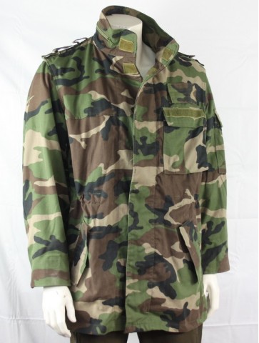 Genuine Surplus Slovakian Field Parka Unlined Camouflage Jacket