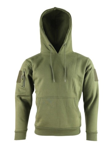 Kombat Tactical Hoodie Olive /Black  Tactical Military Pockets Cotton Rich Hooded