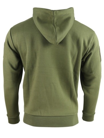 Kombat Tactical Hoodie Olive /Black  Tactical Military Pockets Cotton Rich Hooded
