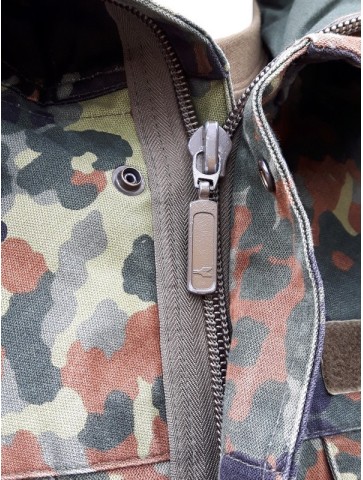Genuine Surplus German Army Flektarn Parka Cotton Camouflage Unlined