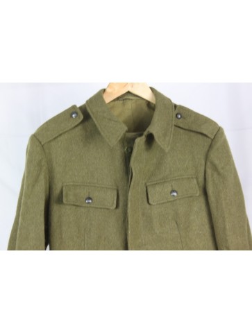 Genuine Surplus Romanian Wool Jacket Ex Army Vintage Small Mens / Womens Sizes
