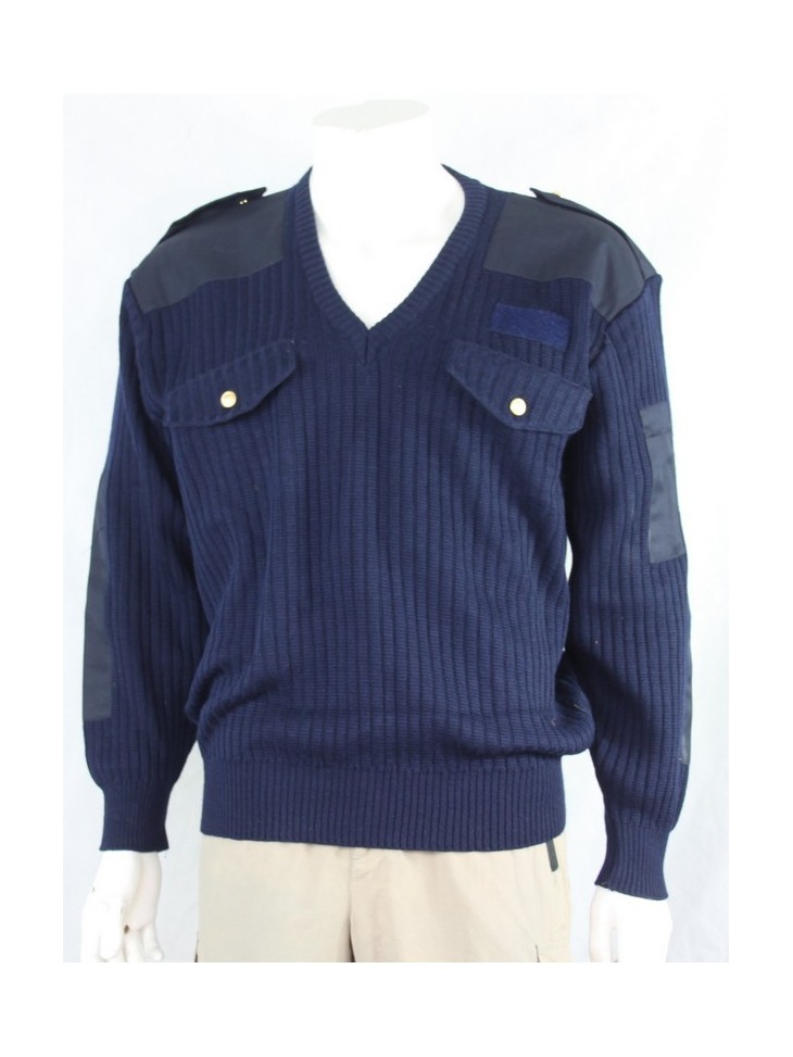 Genuine Surplus Naval Jumper with gold buttons Navy BLue 40" Chest (881)
