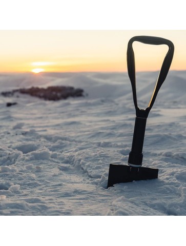 Highlander Folding Shovel Spade Snow Emergency Camping Shovel Metal Steel