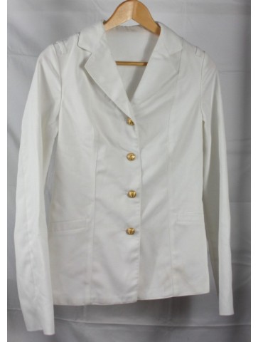 Genuine Surplus French Naval Dress Jacket Womens White...