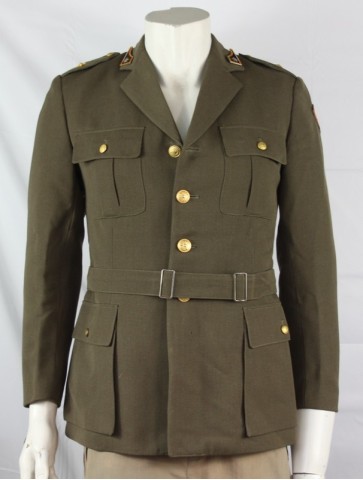 Genuine Surplus Italian Army Officers Dress Jacket Khaki...