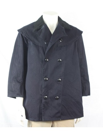 Genuine Surplus French 1970's FireFighter Jacket Navy...