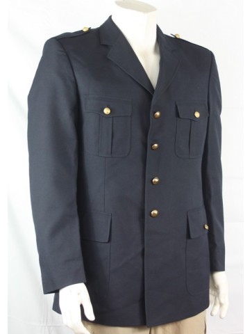 Genuine Surplus French Army Blue Dress Jacket Navy Blue...