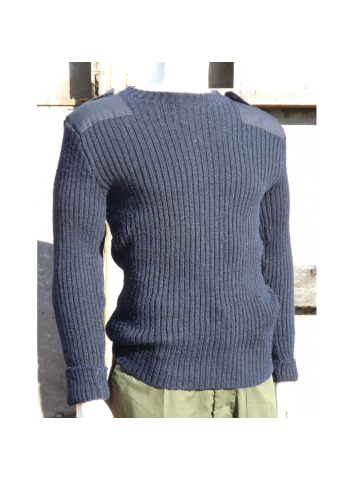 Genuine British RAF Wool Jumper Crew Neck Blue Surplus...