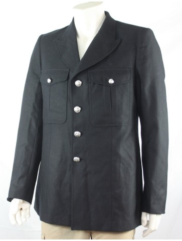 Genuine Surplus British Police Dress Jacket Black Formal...