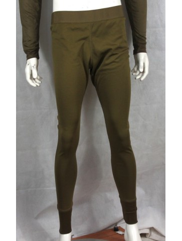 Genuine Surplus British Army Wicking Thermal Top Vest Long Johns Light Olive G1