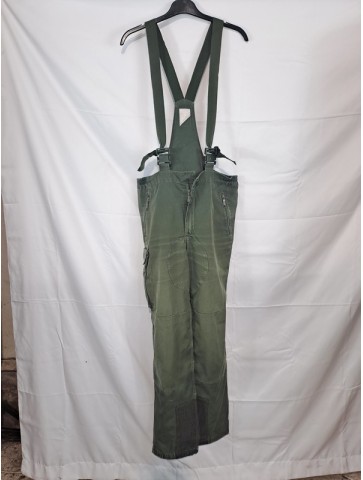 Genuine Surplus French Army Alpine Trousers Bib and Brace Olive Green G1