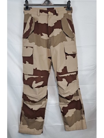Genuine Surplus French Army Desert Combat Trousers Lightweight Polyester Camo