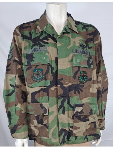 Genuine Surplus US Airforce Woodland Camouflage Shirt...