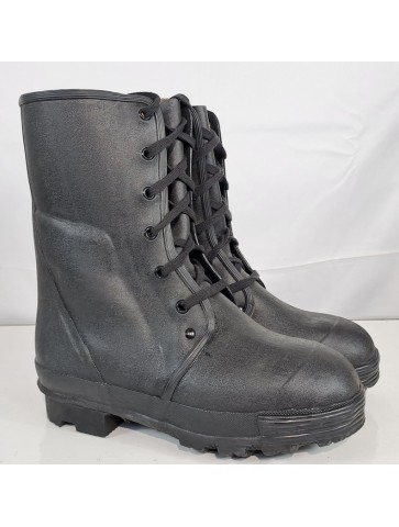 Genuine Surplus French Army Rubber Lace Up Boots...