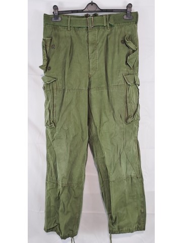 Genuine Surplus Vintage Army Combat Trousers Green Canvas...