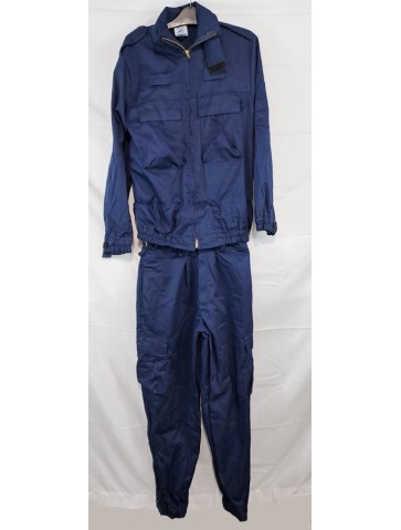 Navy Blue 2 Peice Overall Set Zip Together Coverall...