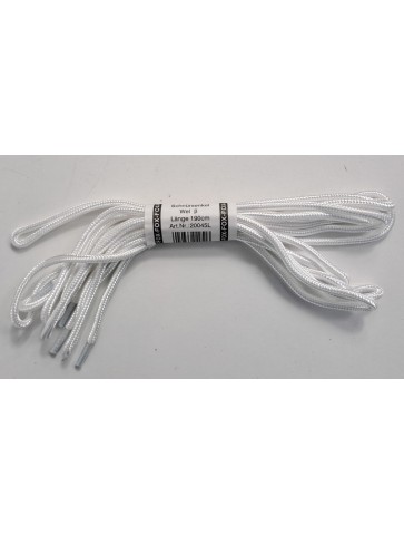 Genuine Surplus German Army Issue White Boot Laces 190cm...