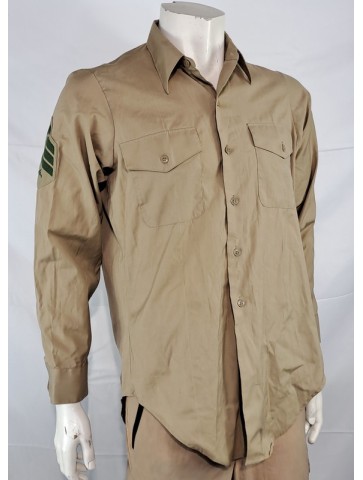 Genuine Surplus Vintage US Marines Corps Brown Shirt...