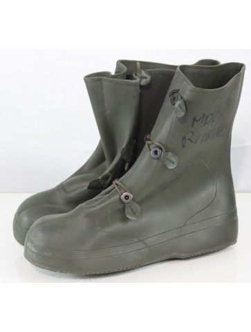 Genuine Surplus French Rubber Overboots Wet Weather...