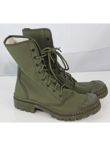 Genuine Surplus French Army Canvas High Top Canvas Boots...