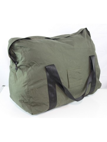 Genuine Surplus Green Army Holdall Canvas Bag Wide Base...