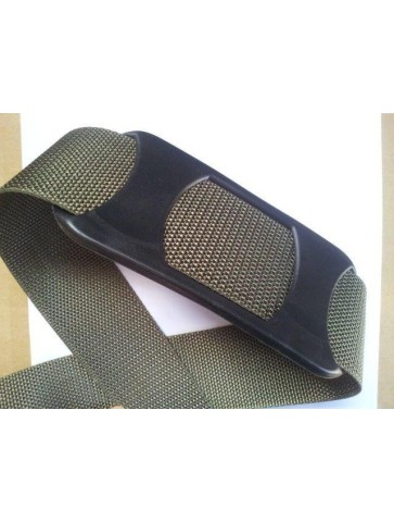 Replacement Black Plastic Shoulder Pad 50mm  Black Plastic Webbing  (SHP50))