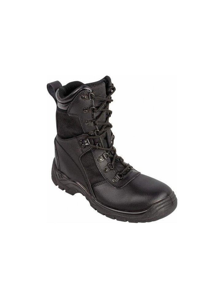 Highlander Recon Boots Black Leather Forces Military FOT142