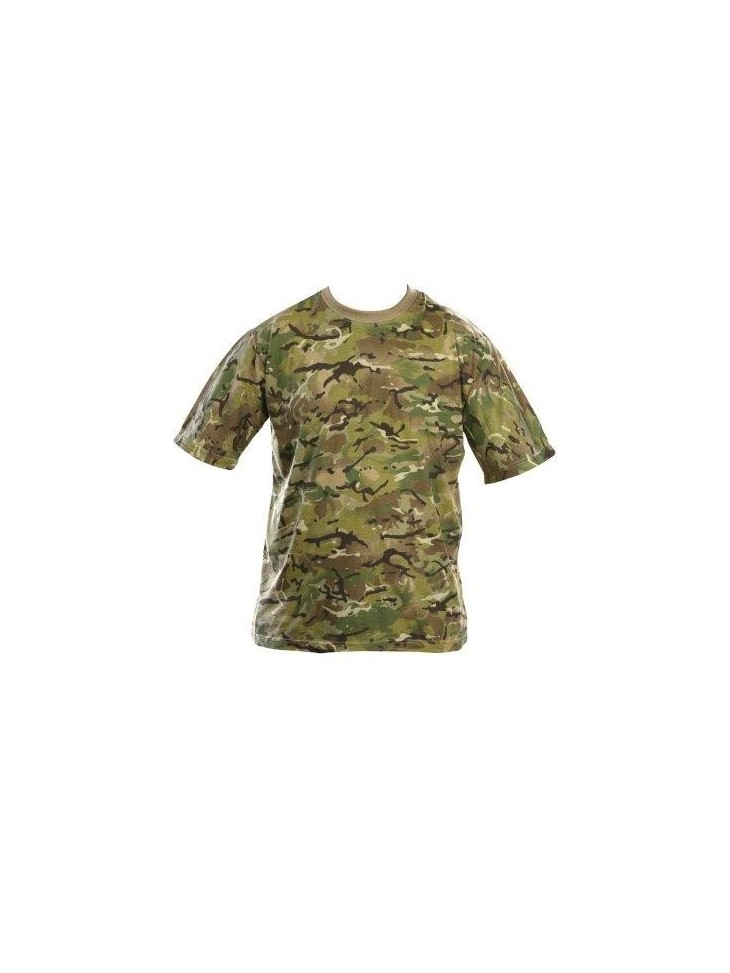 Kombat BTP Camo T-Shirt Cotton, Short Sleeve Multicam Style Adult
