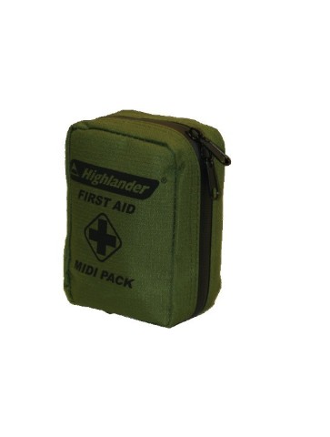 HIghlander Midi First Aid Kit Military Olive Green