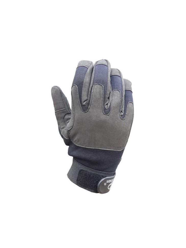 Highlander Lightweight Leather and Fabric Mission Glove Black