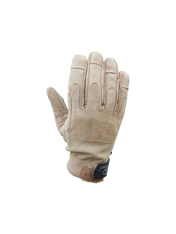 Highlander Lightweight Leather and Fabric Mission Glove Tan