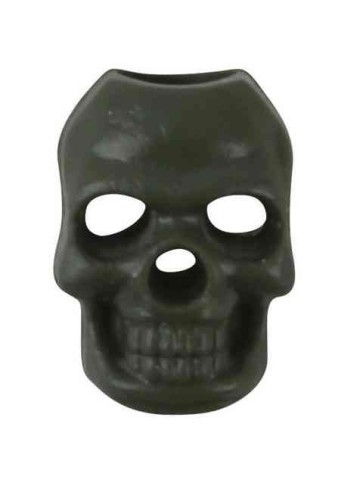 Pack10 Skull Cord Locks Stoppers Toggle Tactical Military Airsoft EMO Punk Olive