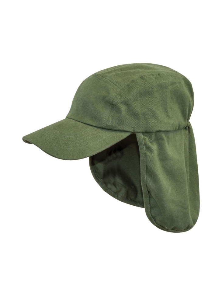 Highlander Legionnaires Hat Sun Hat Kepi Neck Flap Summer Cotton Peaked Olive