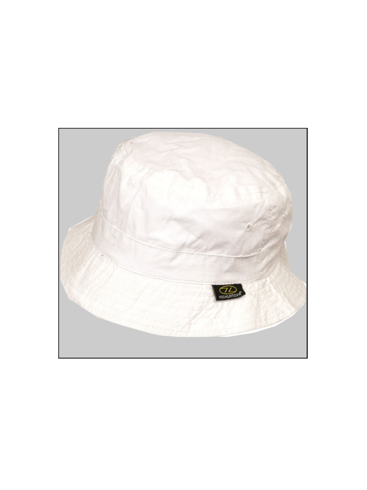 Highlander Premium Sun Hat Sunhat Summer Lightweight Cotton wide Brim White