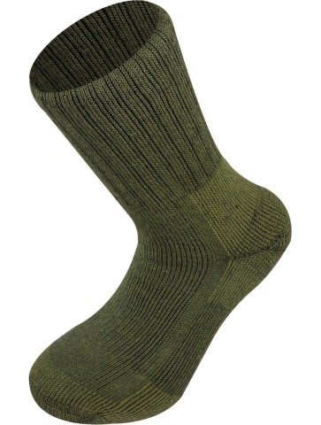 Highlander Norwegian Socks Mens Walking Hiking Outdoor Military Olive Black Wht