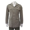 Army Surplus Tropical Dress Jacket Beige Lightweight Uniform Military 36"Ch 150